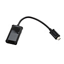 Micro USB to HDMI MHL Adapter for Android Phone(Black)