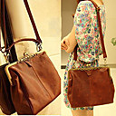 klassieke dames-pu crossbody / draagtas