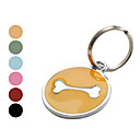 Dog Bone Style Dog Name Tag (Assorted Colors)