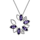 elegante Oostenrijkse kristal met echte geplatineerd anti-allergie vrouwen hanger (meer kleuren)