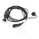 Mini Earhook Earphone with PPT Microphone and Acoustic Tube for Walkie Talkies and 2-Way Radios