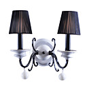Elegant Ceramic Wall Lights with 2 Lights white