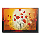 Hand-painted Floral Oil Painting with Stretched Frame