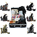 6 kit de tatouage fusils avec un approvisionnement de qualité de puissance supérieure lcd