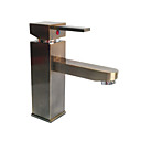 antike Bronze Centerset quadratischen Waschbecken Wasserhahn - Malerei Finish