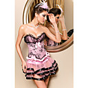 Acrylic/Spandex With Lace/Bowknot Strapless Side Zipper Closure Shapewear