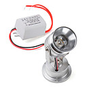 1W 170LM 3000-3500K Warm White Light LED Ceiling Bulb Down Light (85-265V)