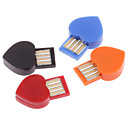 en forme de coeur usb bluetooth dongle adaptateur sans fil (couleurs assorties)