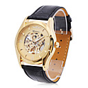 unisexpu analoge mechanische trendy horloge (goud)