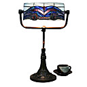 Antique Tiffany Table Lights with Colorful Glass Shade