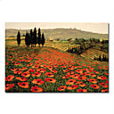 Hand-painted Landscape Oil Painting with Stretched Frame 24" x 36"