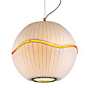 Contemporary 1 - Light Pendant Light in Fibre Shade Globe Designed