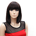 Capless Short High Quality Synthetic Japanese Kanekalon Straight Simple Style Wig Full Bang