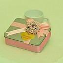 Lovely Favor Tins With Satin Ribbon - Set of 6(More Colors)