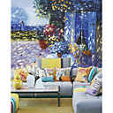 Flowers Nature and Transportation Mural