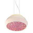Contemporanea 2 - Luce Luci Ferro a sospensione con paralume in tessuto 3 - selezione dei colori