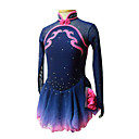 Chinese Style Long-Sleeve Graceful Ice Skating Dress