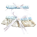 2-Piece Lace/Polyester With Bowknot Wedding Garters