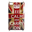 Keep Calm and Carry On UK Flag Pattern Hard Case for iPod Touch 4