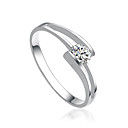 Mooie Sterling Silver Cubic Zirconia Ring