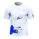 OQsport-100 Quick Dry% Polyester Mens 'Short-mouwen Fietsen T-shirt Jersey (Londen Olympische Edition)