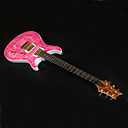 Derulo - (520PINK) High-Grade Mahogany Stratocaster Electric Guitar in Pink