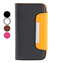 Lychee Pattern PU Leather Wallet Case for Samsung Galaxy S3 I9300 (Assorted Colors)
