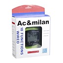 Ac&milan 10 IN 1 Multifunctional Luminous Wired Bicycle Computer