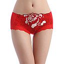 Sexy Flower Embroidery Underwear (Waist:76CM)