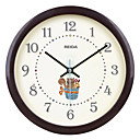Gato de la historieta del amor del reloj de pared