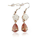 Marvelous 18K Gold Plated Cubic Zirconia Drops Earrings(More Colors)