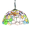 Tiffany 2 - Light Pendent Lights with Dragonfly Pattern