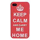 Crown Pattern Case for iPhone 4 and 4S (Assorted-Colors)