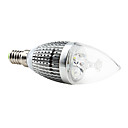 Dimmable E14 4W 360-400LM 3000-3500K Warm White Light LED Candle Bulb (220V)