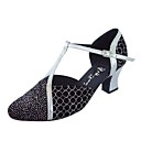 leatherette tecido / sapatos de dança superior sapatos modernos para mulheres