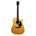 Opptak King - (RD-07-CE) 41 "Solid Citka Spruce Dreadnought akustisk gitar med Gig Bag / stropp / Picks / Tuner