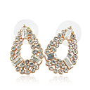 Gorgeous Alloy Colorful Crystal Stud Earrings