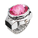 Charme in lega Flower Design regolabile orologio anello (più colori)