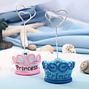 Crown Place Card Holders With 2 4/5 Inch Sticker (Set of 2)