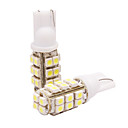 T10 Car Light in a Pair (1210, 1.5W, Lumen(LM) 120, Color Temperature 6000-6500K, 12V, with 28 LEDs, White Light)