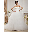 Ball Gown Sweetheart  Court Train Tulle  Wedding Dress