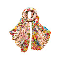 Colorful Voile With Pattern Daily Wear Scarf/Shawl (More Colors)
