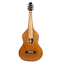Aiersi - (07HBSME) Todos caoba maciza Weissenborn Acoustic-Electric Guitar Slide hawaiano con bolsa de 4-Band Recogida / Gig (Satin)