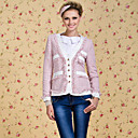 ts vintage Kontrastfarbe Tweedmantel