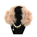 alliage magnifique avec collier de perles / fourrure des femmes