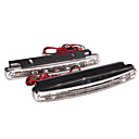 4W 8 - LED Daylight Car Light in White Light (IP65, 5050, Comes in a Pair, Lumen(LM) 400, Color Temperature 6000-6500K, 12V)
