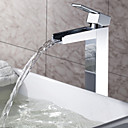Sprinkle® - by lightinthebox - in ottone massiccio cascata lavandino del bagno rubinetto cromato (alto)