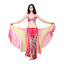 dancewear crytal katoen met pailletten prestaties dance top / riem en broek voor dames meer kleuren