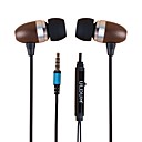 Bullet In-ear Metal Headphones with Microphone