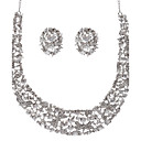 droomachtige / strass dames sieraden set inclusief ketting en oorbellen